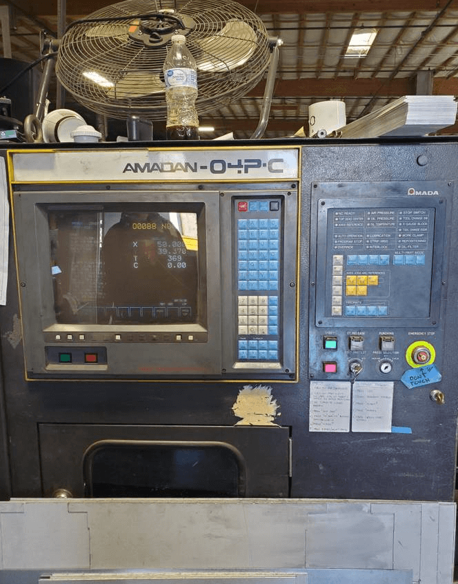 Used 33 Ton Amada Pega 345 King CNC Turret Punch, Stock 1169 - Blackstone Machinery