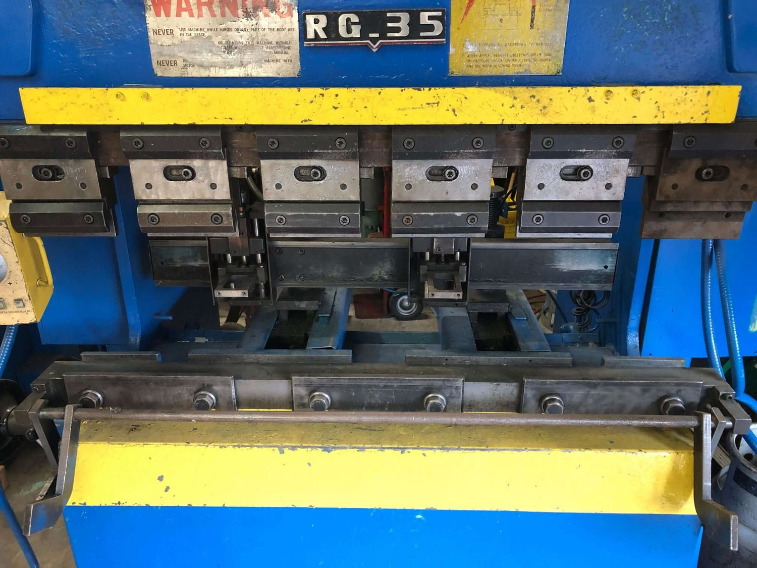 Used 38 Ton Amada RG-35S CNC Press Brake, Stock 1124 - Blackstone Machinery