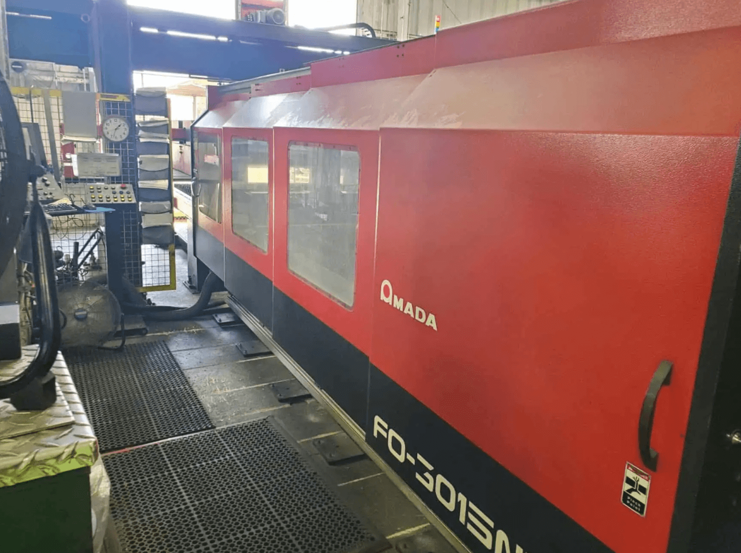 Used 4000 Watt Amada FO-3015NT CNC Co2 Laser Cutter, Stock 1211 - Blackstone Machinery