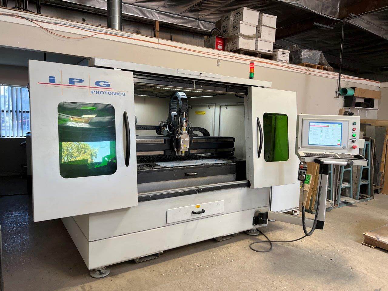 Used 4kw IPG Fiber Laser Cube, Stock 1226 - Blackstone Machinery