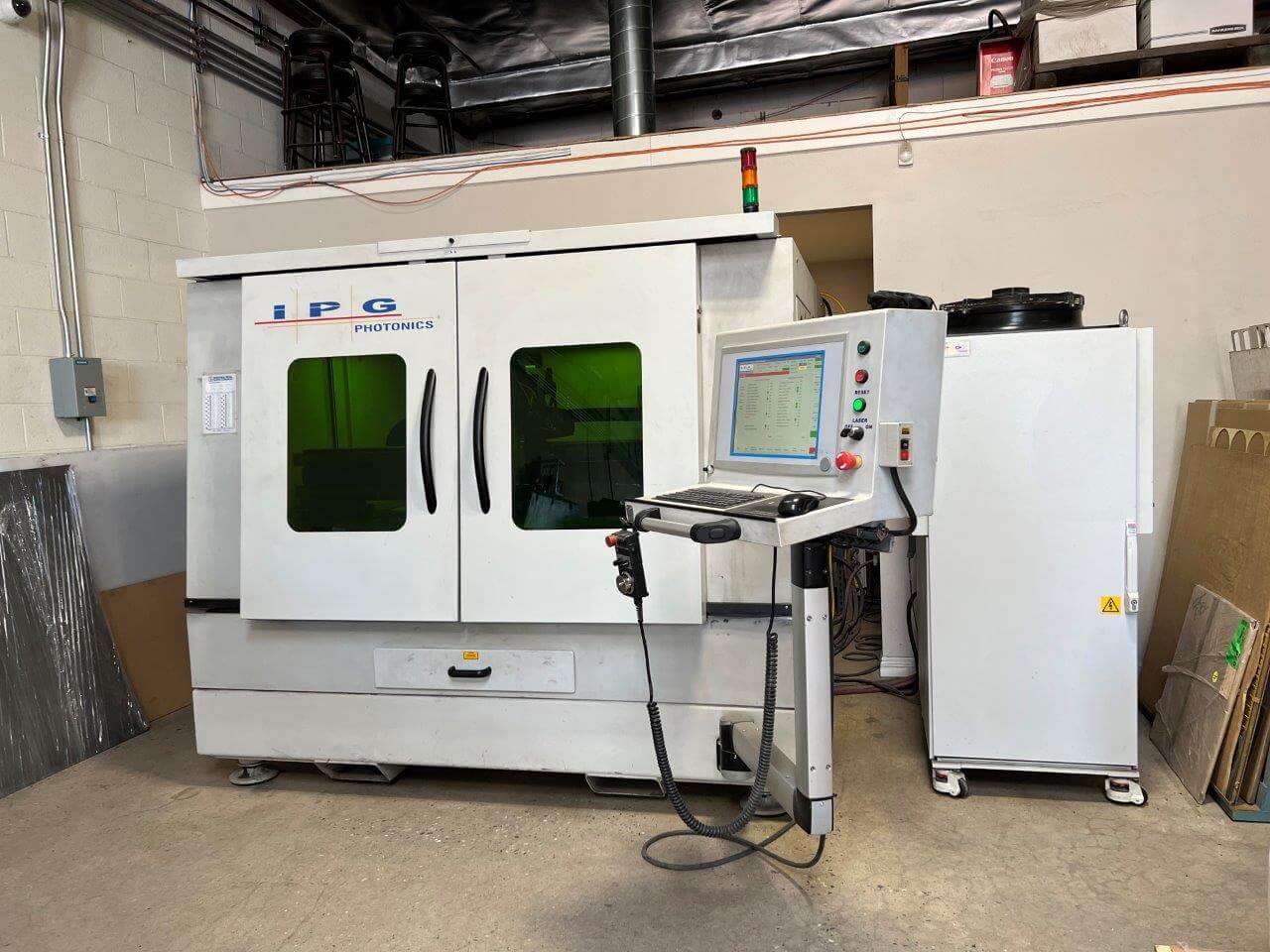 Used 4kw IPG Fiber Laser Cube, Stock 1226 - Blackstone Machinery