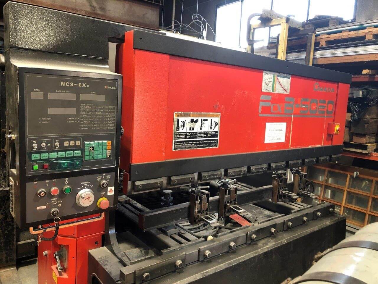 Used 55 Ton Amada FBD-5020 CNC Press Brake, Stock 1193 - Blackstone Machinery