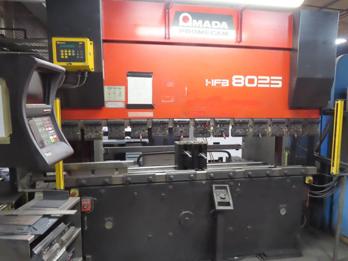 Used 88 Ton Amada HFB-8025 CNC Press Brake, Stock 1158 - Blackstone Machinery