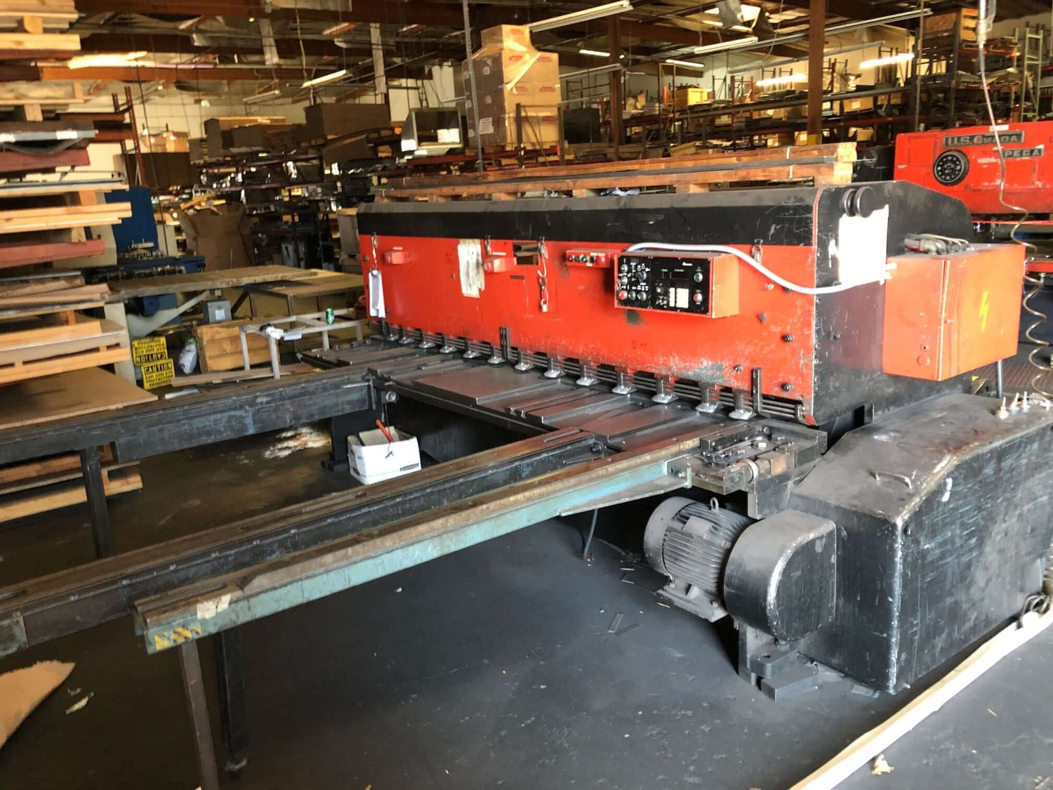 Used 10' x 1/4" Amada M-3060 Mechanical Shear, Stock 1130 - Blackstone Machinery