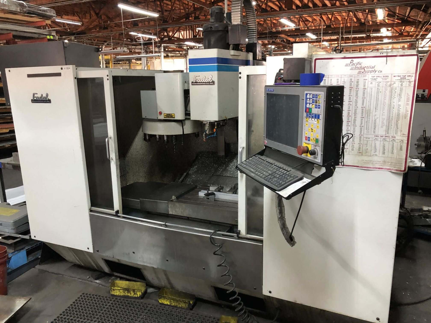 Used Fadal 4020 Model 906-1 Vertical Machining Center, Stock 1125 - Blackstone Machinery